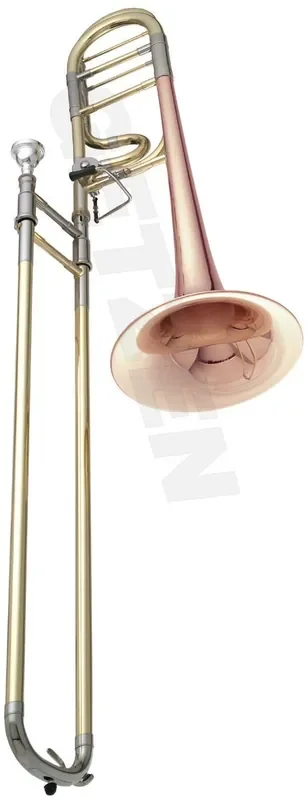 1047FR Getzen Eterna Series F attachment Tenor Trombone – Clear lacquer finish