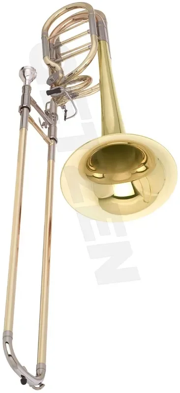 1052FD Getzen Eterna Series Independent Bass Trombone- Clear lacquer finish