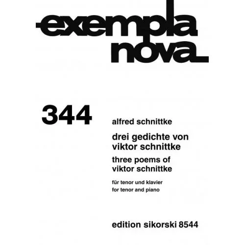 3 Gedichte von Victor Schnittke 344