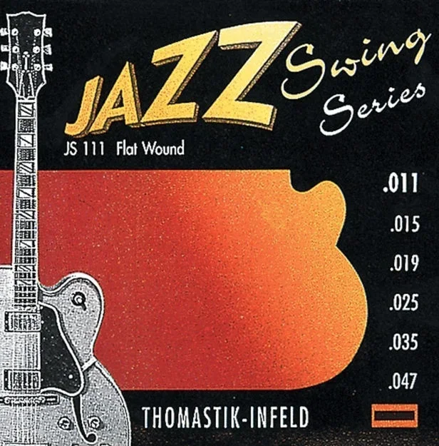 4Sound. Thomastik-Infeld Strings for E-guitar Jazz Swing Series Nickel Flat Wound Set 011 flatwound – JS111
