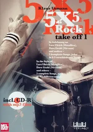 5X5 Rock Take Off 1 Book/CD Set