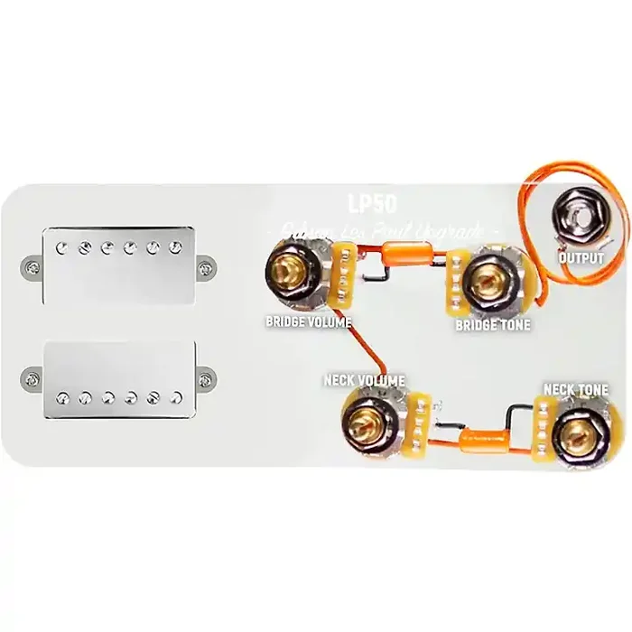 920D Custom Combo Kit for Les Paul With Nickel Smoothie Humbuckers and LP50-L Wiring Harness Guitar Center
