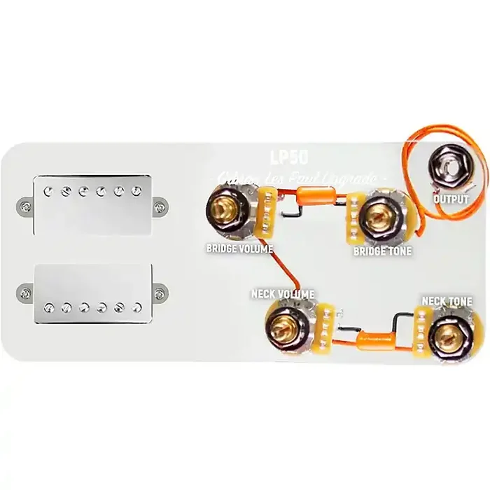 920D Custom Combo Kit for Les Paul With Nickel Smoothie Humbuckers and LP50-SPLIT Wiring Harness Guitar Center
