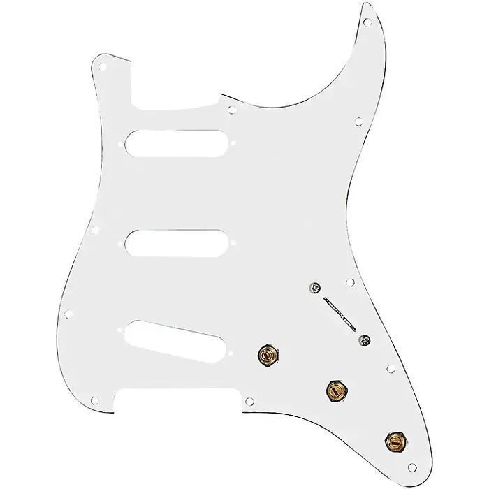 920D Custom SSS Pre-Wired Pickguard for Strat With S5W Wiring Harness White Guitar Center