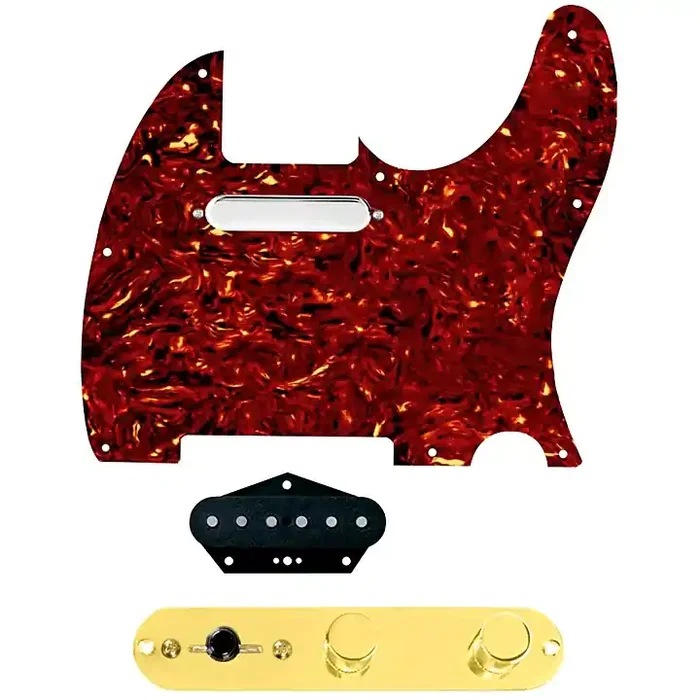 920D Custom Texas Vintage Loaded Pickguard for Tele With T3W-G Control Plate Tortoise Guitar Center