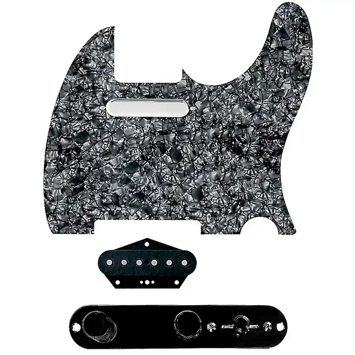920D Custom Texas Vintage Loaded Pickguard for Tele With T3W-REV-B Control Plate Black Pearl Guitar Center