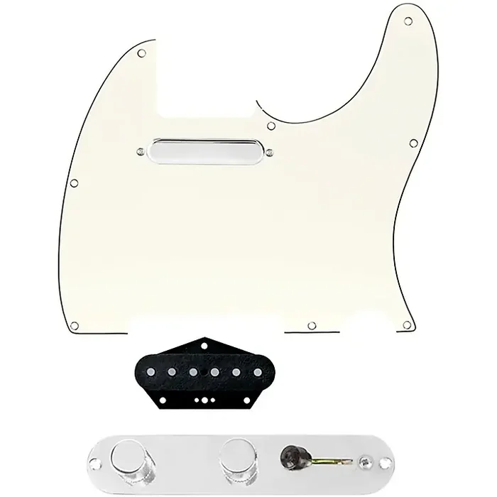 920D Custom Texas Vintage Loaded Pickguard for Tele With T3W-REV-C Control Plate Parchment Guitar Center