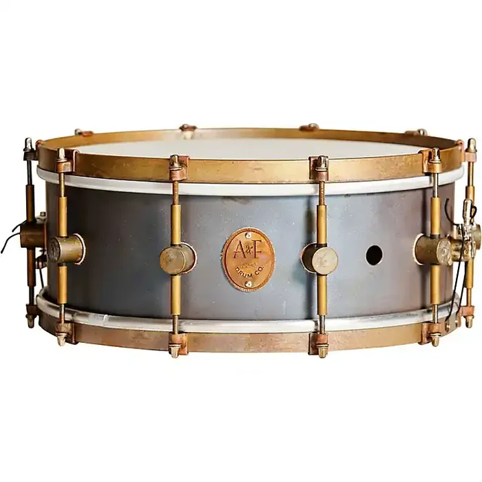 A&F Drum Co Raw Copper Snare Drum 14 x 5.5 in. Guitar Center
