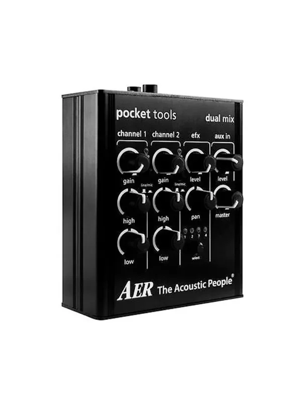AER DUAL-MIX-2 2 Channel PreampMixer with 4 Onboard Effects