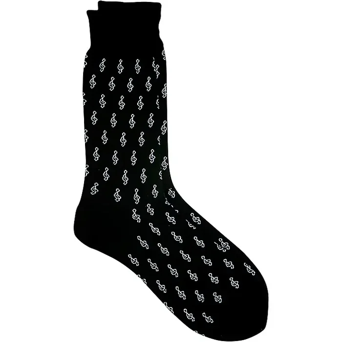 AIM Men‘s Mini G-Clef Socks Guitar Center