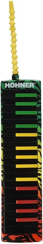 AIRBOARD 32 KEY RASTA PRINT W/ BAG AND BLOWFLOW MOUTHPEICE