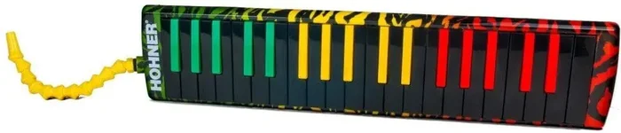 AIRBOARD 37 KEY RASTA PRINT W/ BAG AND BLOWFLOW MOUTHPEICE
