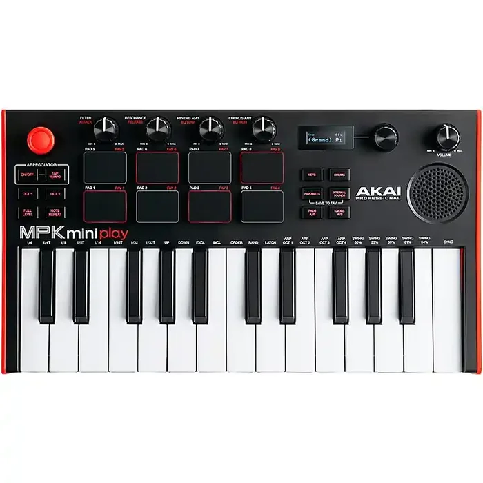 Akai Professional MPK mini play mk3 Mini Controller Keyboard With Built-in Speaker Guitar Center