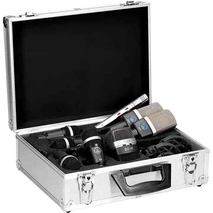 AKG Drumset Premium 8-piece Microphone Set Black Guitar Center