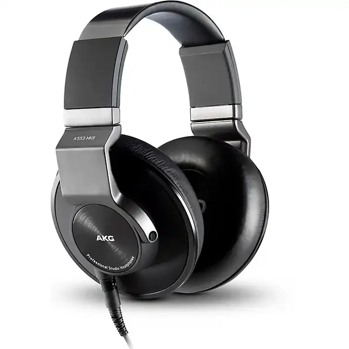 AKG K553 MKII Closed-Back Studio Headphones Black Guitar Center