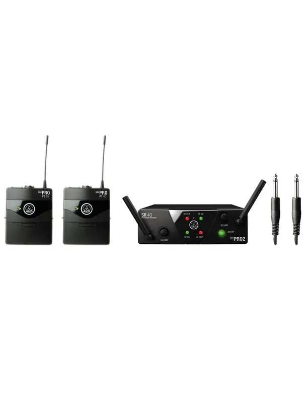 AKG WMS40 Mini Dual Instrumental Set (US25A/C) (Open Box)