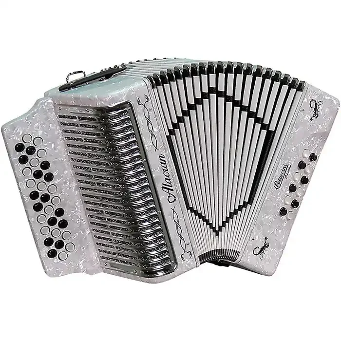 Alacran Accordion with case and straps White Fa/FBE White Fa/FBE Guitar Center