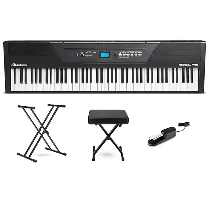 Alesis Recital Pro 88-Key Digital Piano Essentials Bundle Guitar Center