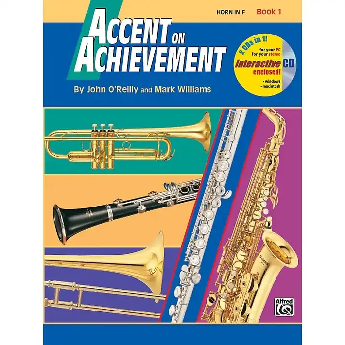 Alfred Accent on Achievement Book 1 Horn in F Book & CD Guitar Center