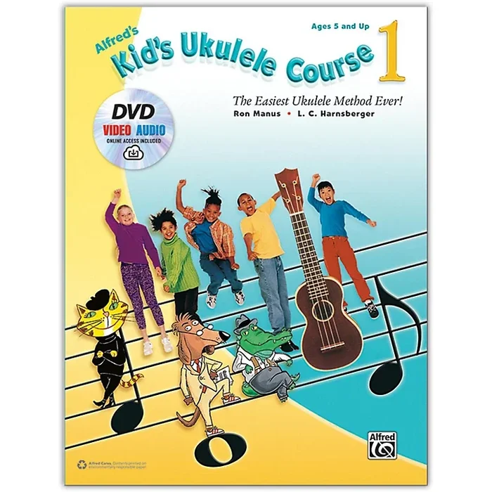 Alfred Alfred’s Kid’s Ukulele Course 1 – Book, DVD & Online Audio & Video
