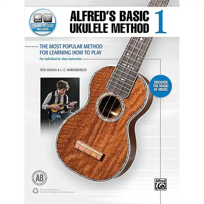 Alfred Alfred‘s Basic Ukulele Method 1 Book & Online Audio Beginner Guitar Center