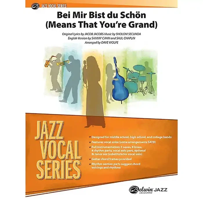 Alfred Bei Mir Bist Du Schon (Means That You‘re Grand) Jazz Vocal Band Grade 3.5 Set Guitar Center