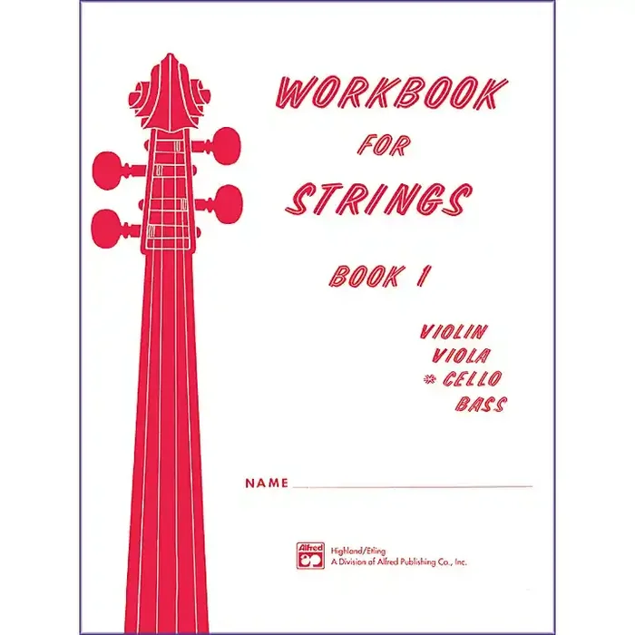 Alfred Workbook for Strings Book 1 Cello Guitar Center