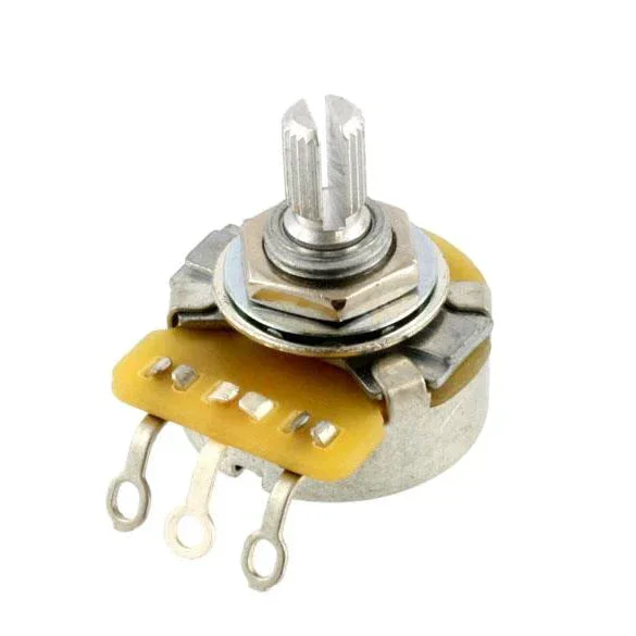 All Parts CTS 250K Vintage Style Split Shaft Potentiometer Short Shaft