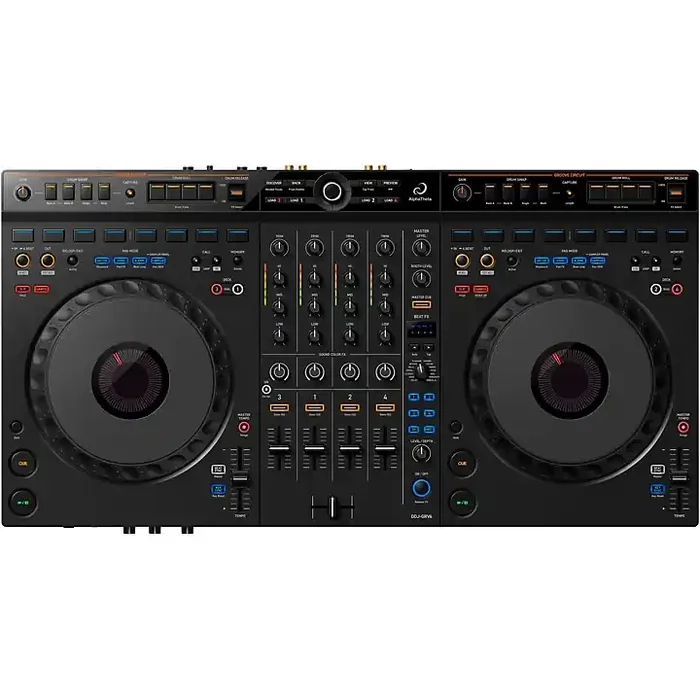 AlphaTheta DDJ-GRV6 Performance DJ Controller With Groove Circuit for rekordbox and Serato Black Guitar Center