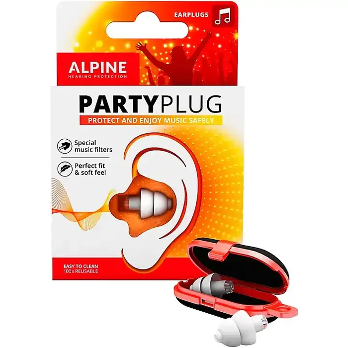 Alpine Hearing Protection PartyPlug Earplugs White Guitar Center