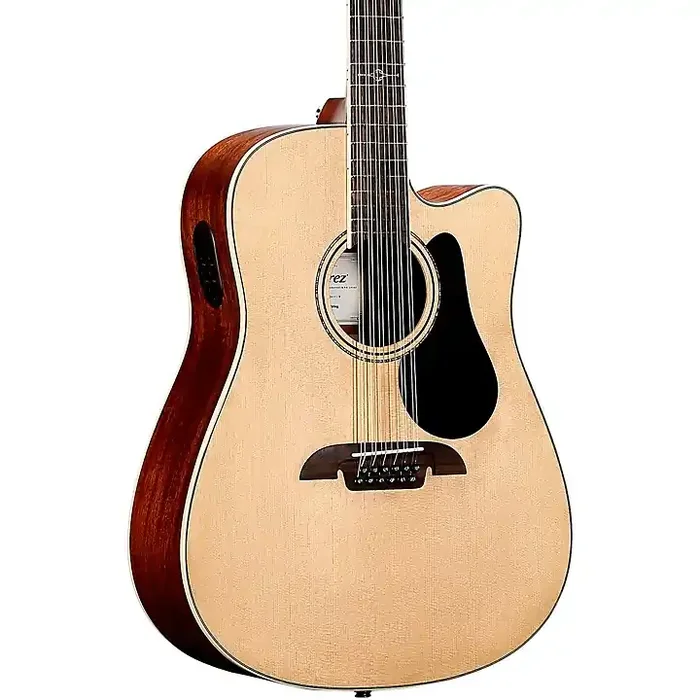Alvarez AD60CE 12-String Dreadnought Acoustic-Electric Guitar Natural Guitar Center