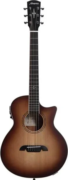 Alvarez Artist Series LJ2CESHB Little Jumbo Travel Guitar