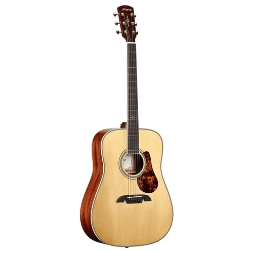 Alvarez MD60 Herringbone, Masterworks Dreadnought, Natural/Gloss w/ AFC30