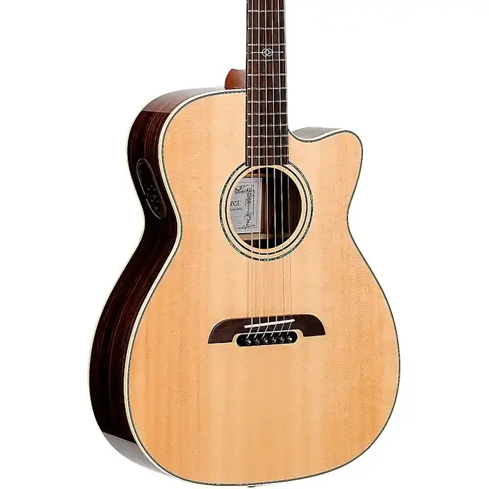 Alvarez Yairi FY70ce Cutaway Folk-OM Acoustic-Electric Guitar Natural Guitar Center