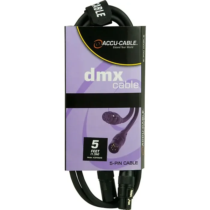 American DJ 5-Pin DMX Lighting Cable 5 ft. Guitar Center