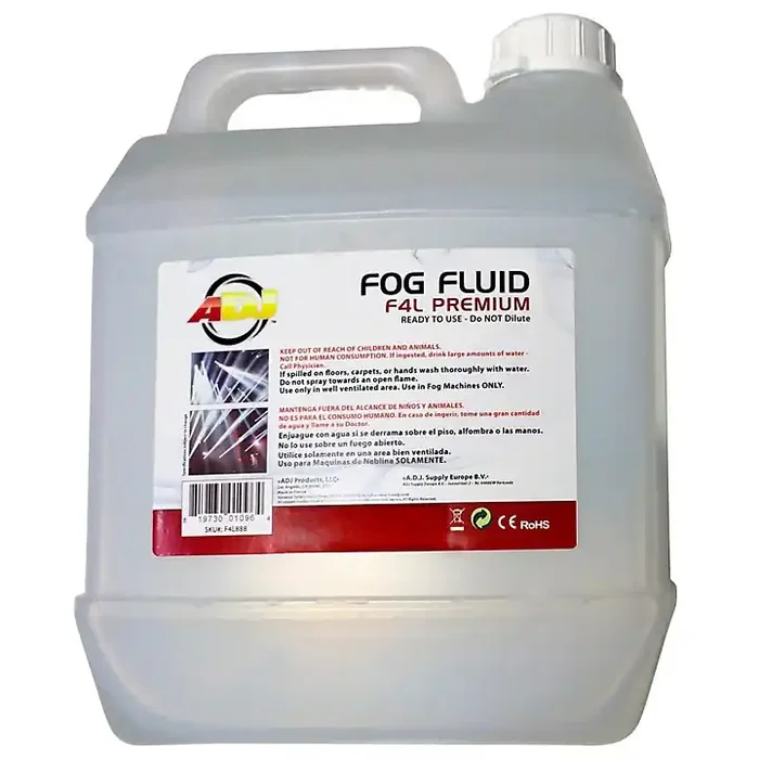 American DJ F4L Premium High Performance Fog Juice 4 Liter Size Guitar Center
