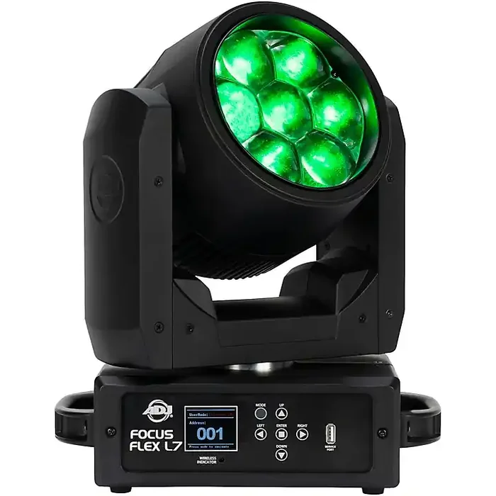 American DJ Focus Flex L7 280 W 4-in-1 RGBL LED Light Black Guitar Center
