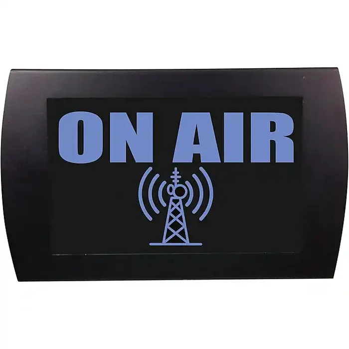 American Recorder Technologies On Air LED Lighted Sign, Blue Guitar Center