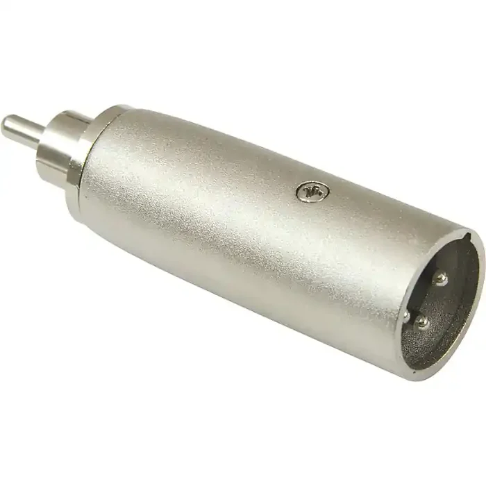 American Recorder Technologies XLR Male to RCA Male Adapter Nickel Guitar Center