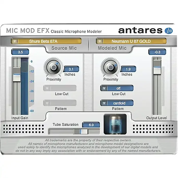 Antares Mic Mod EFX (VST/ AU/ RTAS) Software Download Guitar Center