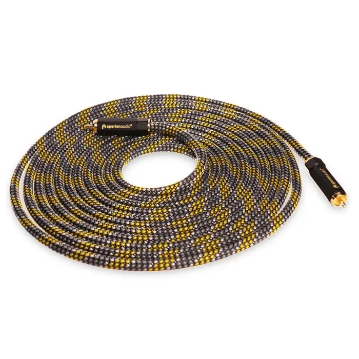 Aperion 5M RCA Audio Stereo & Subwoofer Cable Mono (Single)