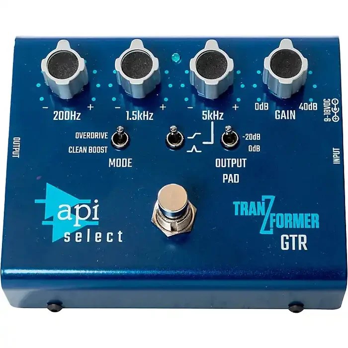 API TranZformer GTR EQ/Boost Effects Pedal Blue Guitar Center
