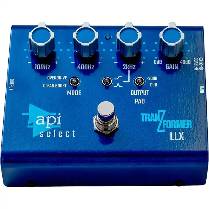 API TranZformer LLX Bass EQ/Boost Effects Pedal Blue Guitar Center