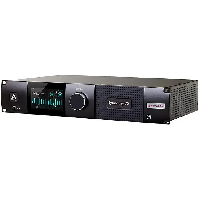 Apogee Symphony I/O MK II Audio Interface With Dante & Pro Tools HDX – 8 Analog I/O With Integrated Mic Preamps (2-DB25 Connectors, AES, Optical, SPDIF) Guitar Center
