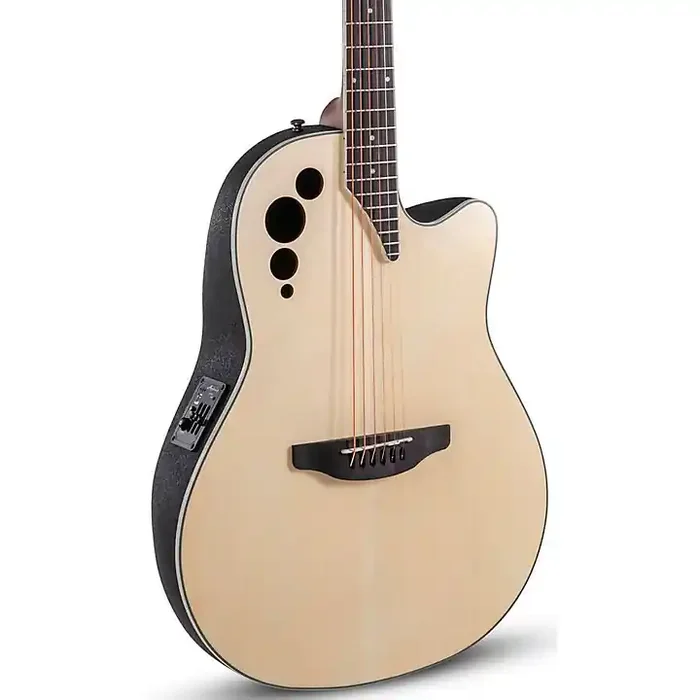 Applause AE44 Traditional Series Mid-Depth Acoustic-Electric Guitar Natural Guitar Center