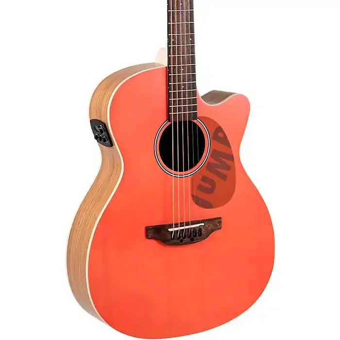 Applause AEO-69 Jump Series OM Acoustic-Electric Guitar Peach Guitar Center