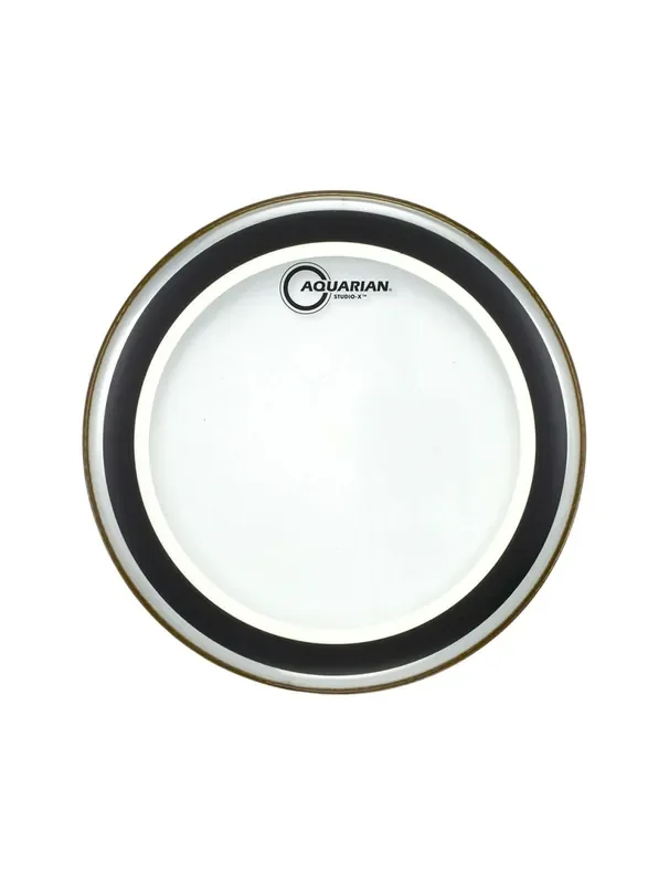 Aquarian 10″ Studio-X Clear Single Ply Drumhead w/X Ring