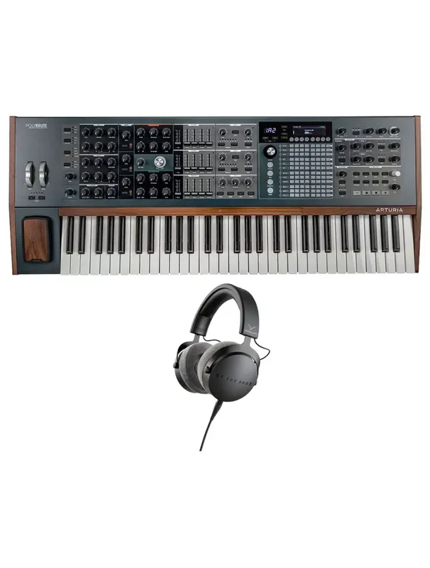 Arturia PolyBrute + Beyerdynamic Studio Headphones