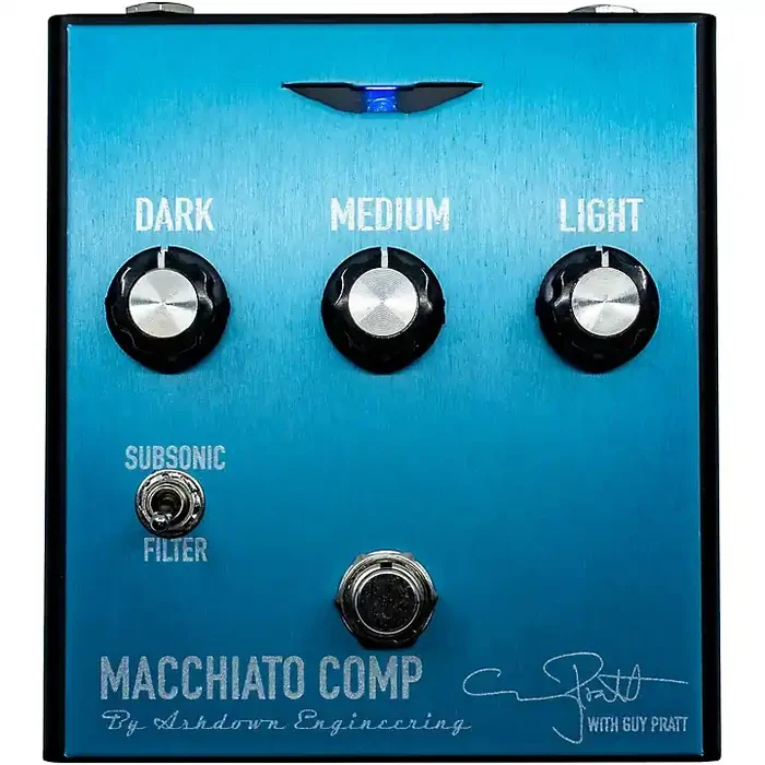 Ashdown Guy Pratt Signature Tri Band Compressor Effects Pedal Blue Guitar Center