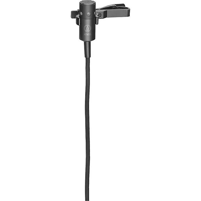 Audio-Technica AT831cT4 Cardioid Condenser lav wired for Shure w/o power supply Guitar Center